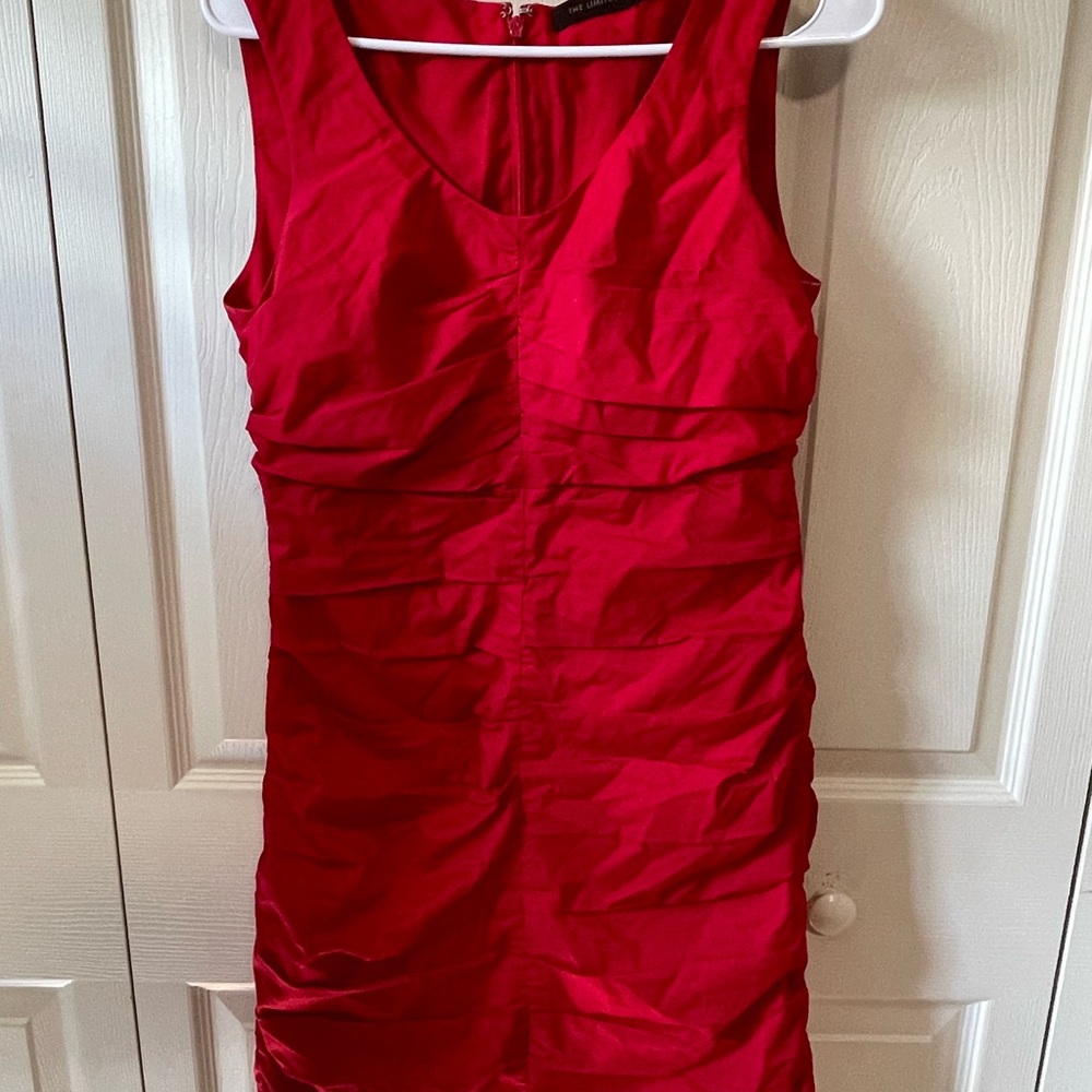 The Limited Vibrant Red Mini Dress